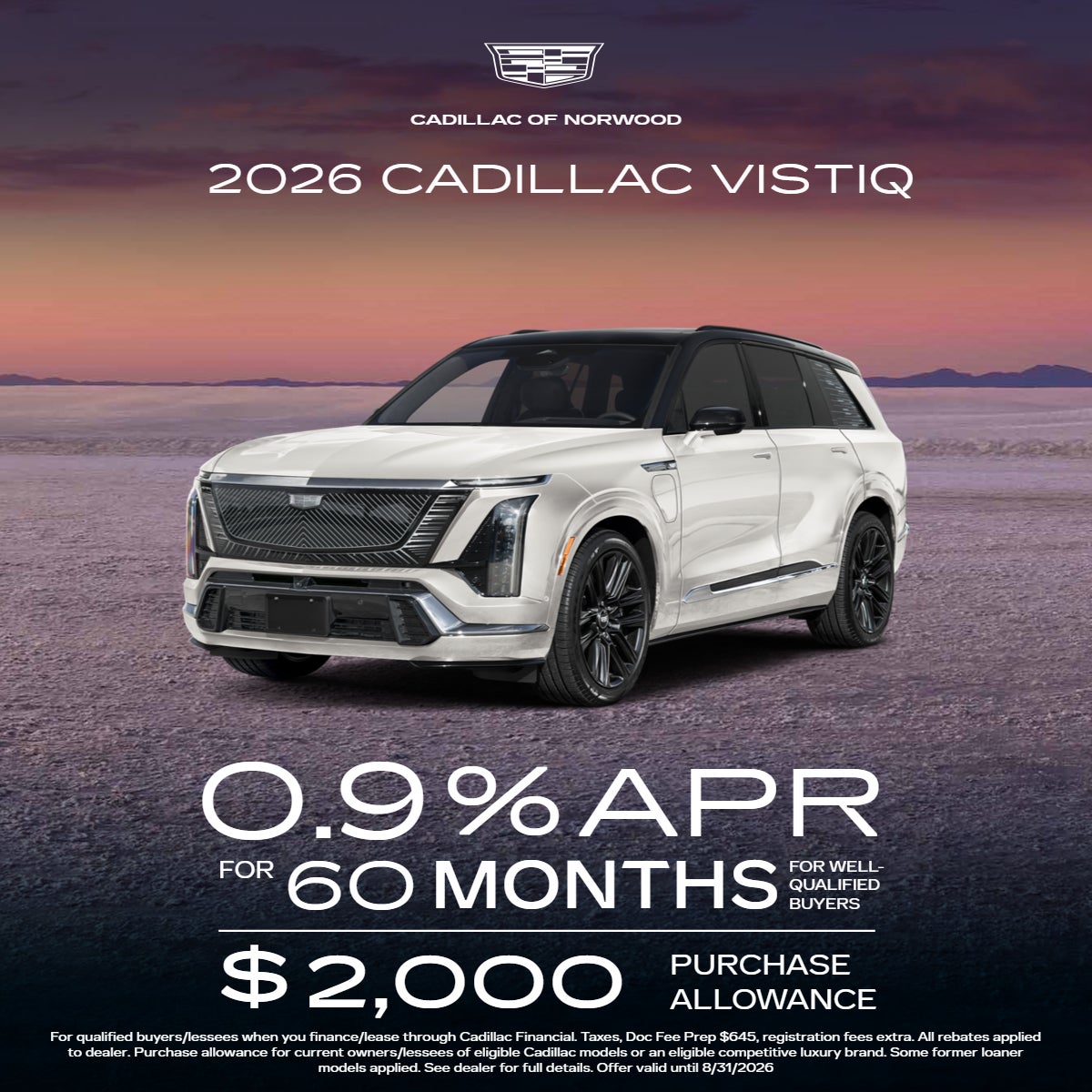 2026 Cadillac VISTIQ