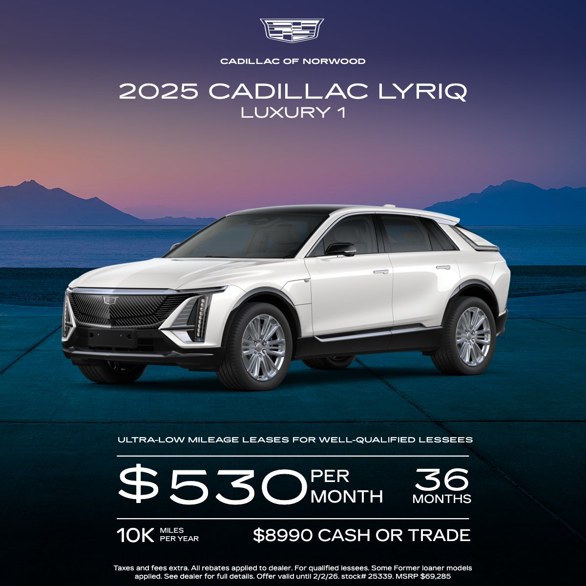 2025 Cadillac Lyriq Luxury 1