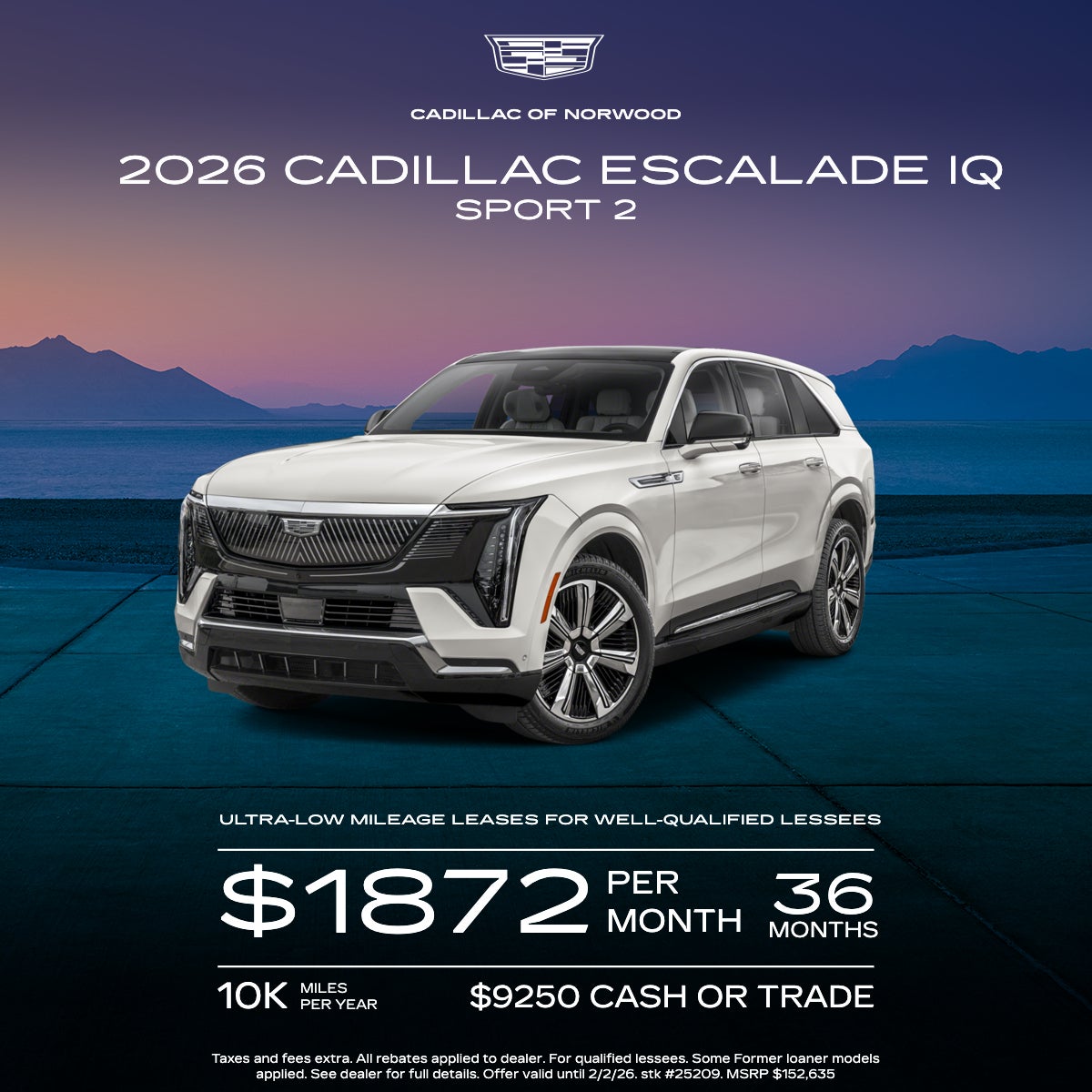 2026 Cadillac Escalade IQ Sport 2