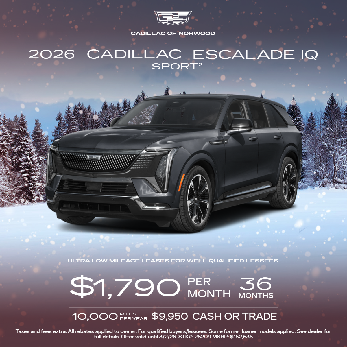 2026 Cadillac Escalade IQ Sport 2