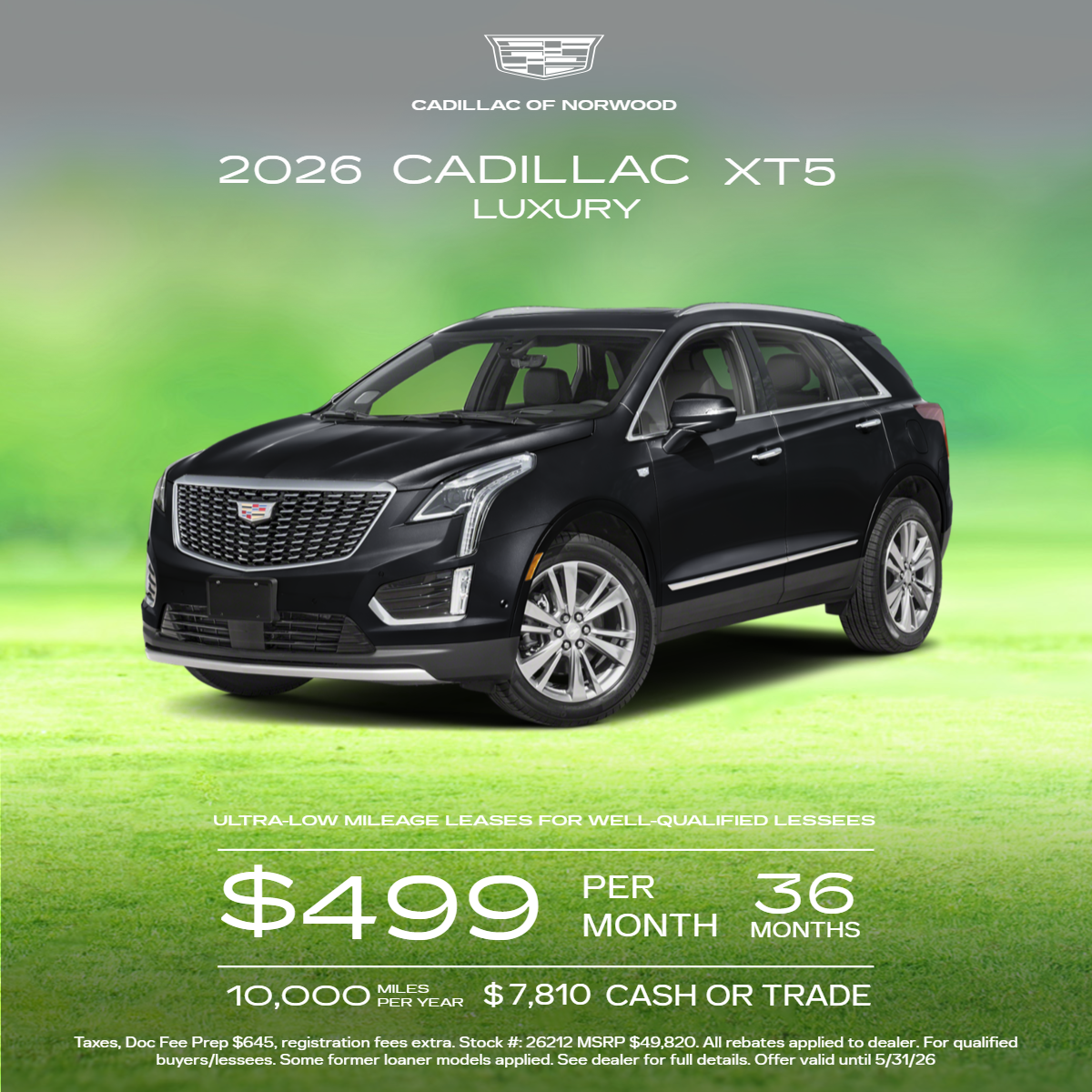 2025 Cadillac XT5 Luxury