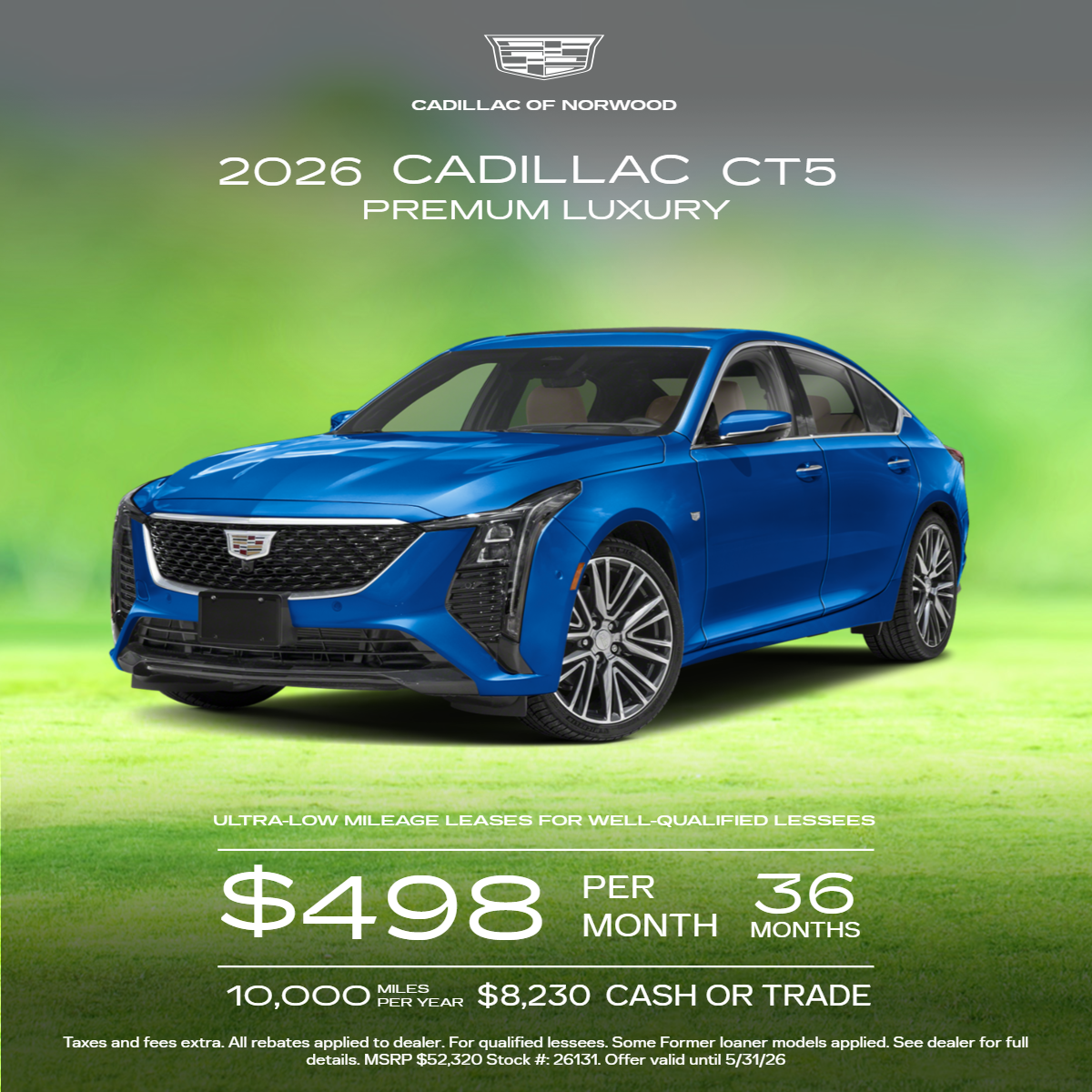 2026 Cadillac CT5 Sport