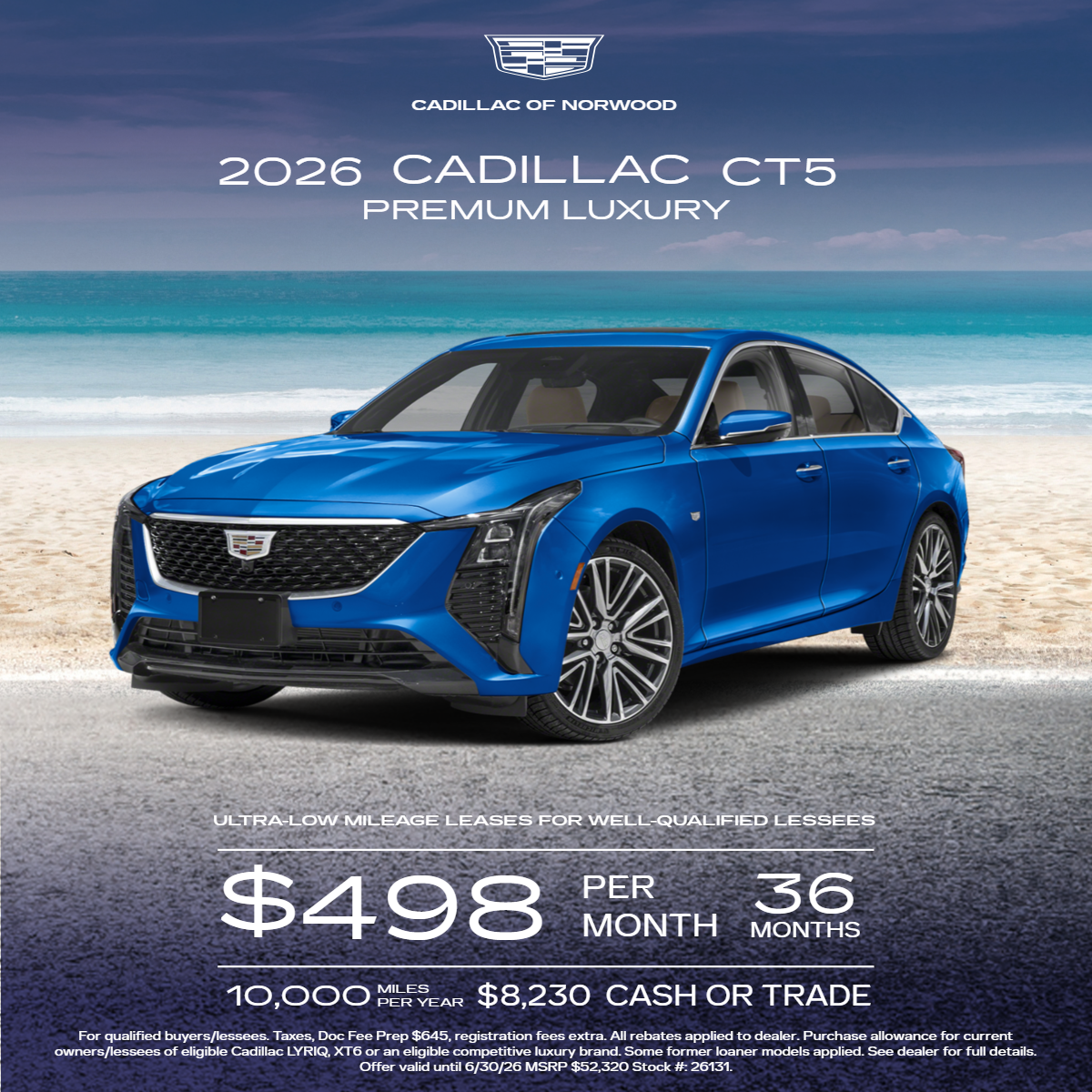 2026 Cadillac CT5 Sport