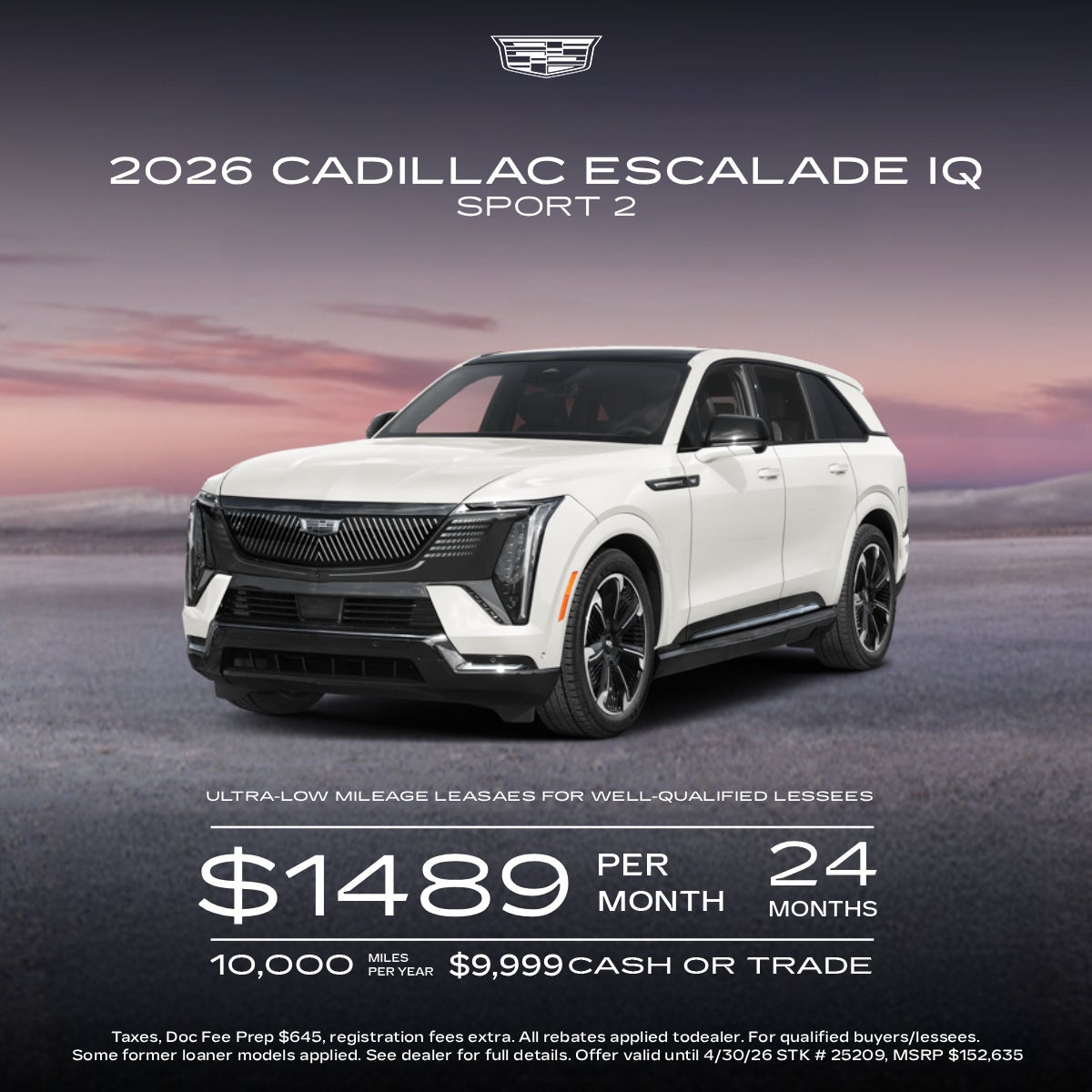 2026 Cadillac Escalade IQ Sport 2