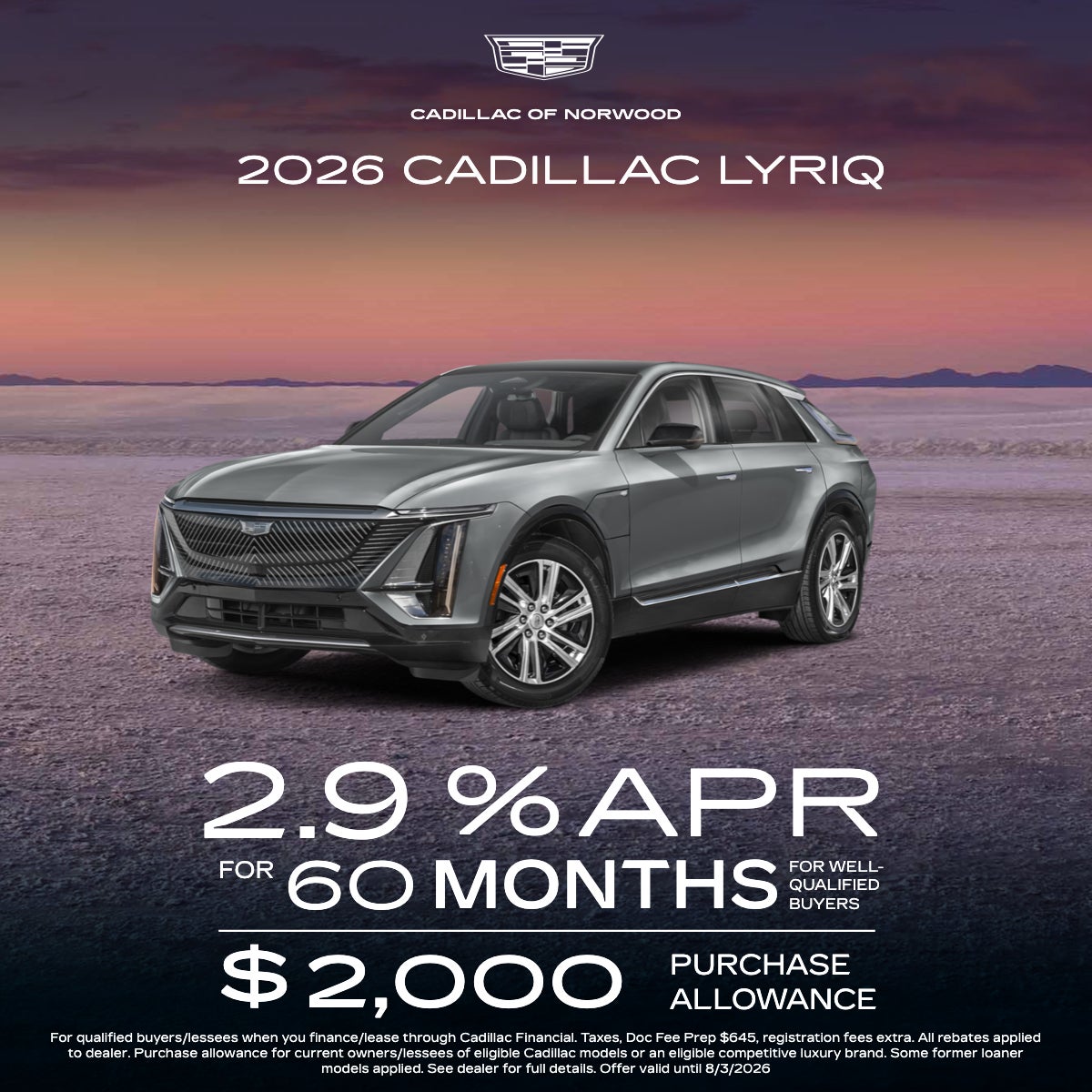 2026 Cadillac LYRIQ