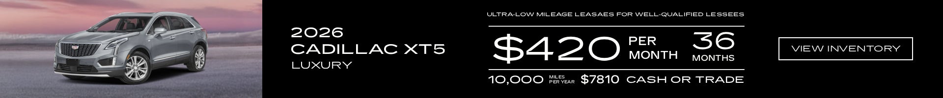 2026 Cadillac XT5 Luxury